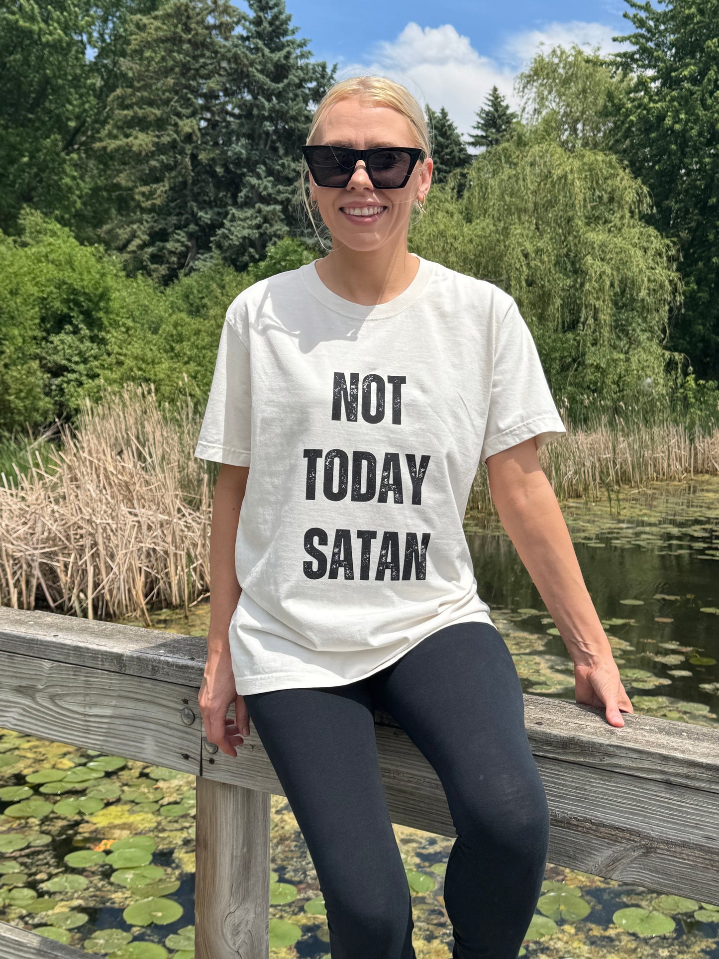 Not Today Satan Unisex T-Shirt